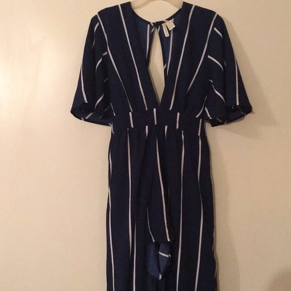 Japana Striped Romper Dress